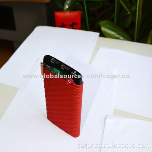 Fire-proof Housing Portable Charger for Samsung, iPhone, Tablet PC, China Manufacturer, 10,000mAh